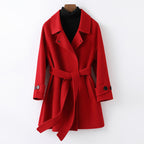 Fashion Personality Reversible Cashmere Coat Women Pi-Mart