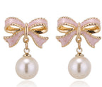 Silver Needle Drop Oil Niche Design Ear Studs