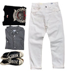 New Straight Men's Casual White Jeans Lootquake LLC
