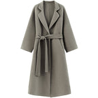 Fashion Loose Cool Woolen Coat Women Pi-Mart