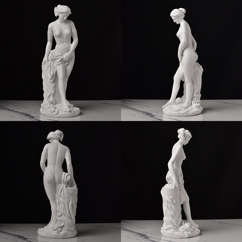 Classical Greek Goddess Statues - Small Artistic Figurines, Venus Sculptures for Office Bookcases and Living Room Decor Lootquake LLC