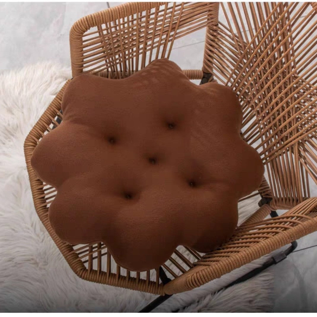 Biscuit Cushion Pu Office Dining Chair Seat Cushion Chair Cushion Pi-Mart