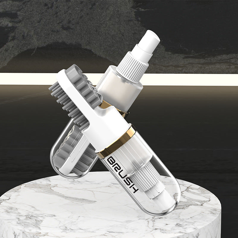 Travel Multifunctional Double-sided Press Liquid Shoe Brush Pi-Mart