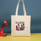 Canvas printed shoulder bag, fashionable and lightweight shopping bag, large-capacity cotton bag 2pcs hobo. - SJB-DIAMOND ELITES