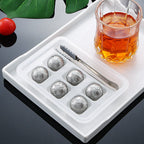 Stainless Steel Ice Particles Whisky Stone Bar Whiskey Cooling Wine Set Can Be Recycled Pi-Mart
