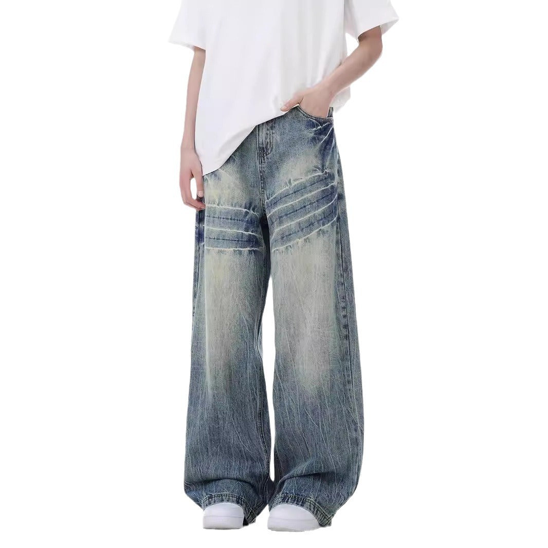 Loose Wide Leg Jeans American High Street Lootquake LLC