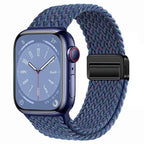 Metal Magnetic Buckle Nylon Braided Stretch Strap - SJB-DIAMOND ELITES