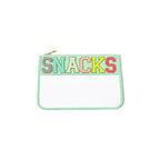 PVC transparent storage bag, embroidered letter cosmetic bag, wash storage towel embroidered file bag 2pcs, - SJB-DIAMOND ELITES