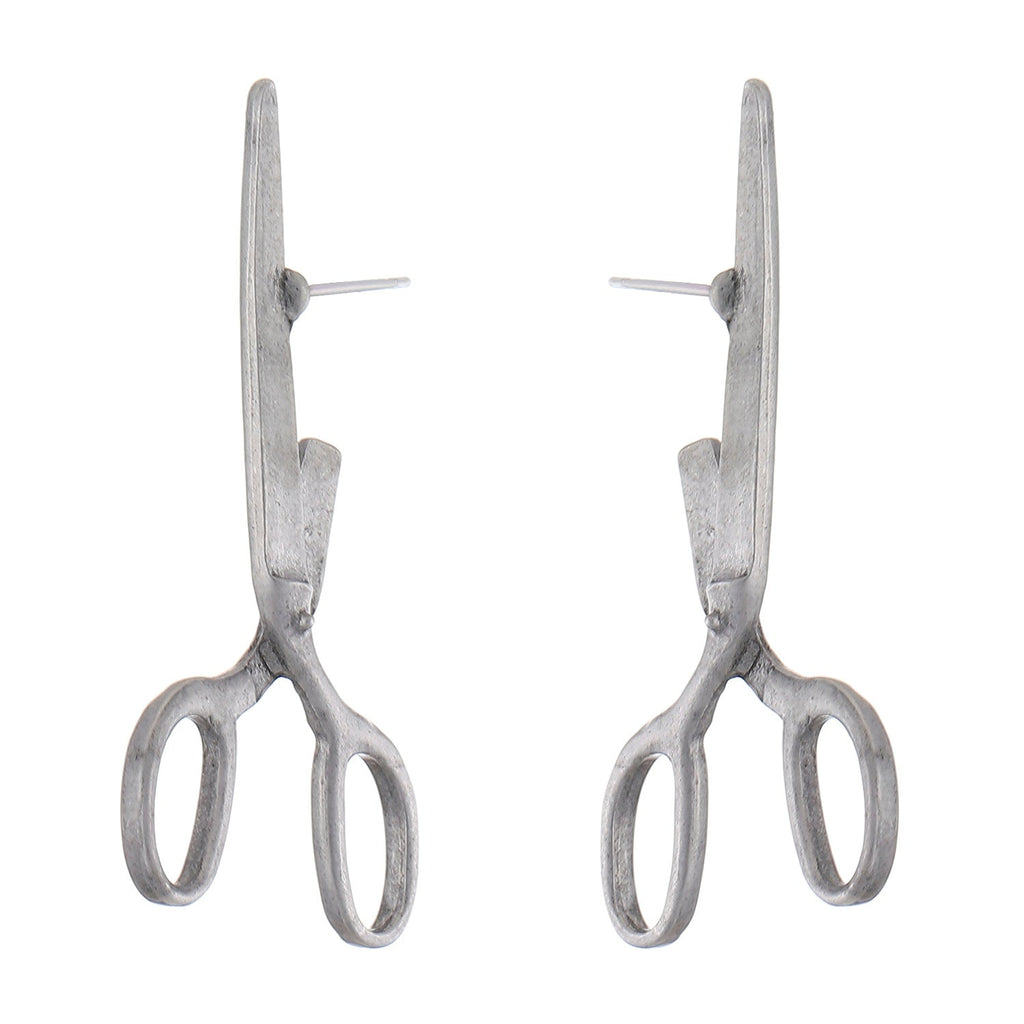 Creative Fashion Jewelry Retro Scissors Ear Studs Female Niche Pi-Mart