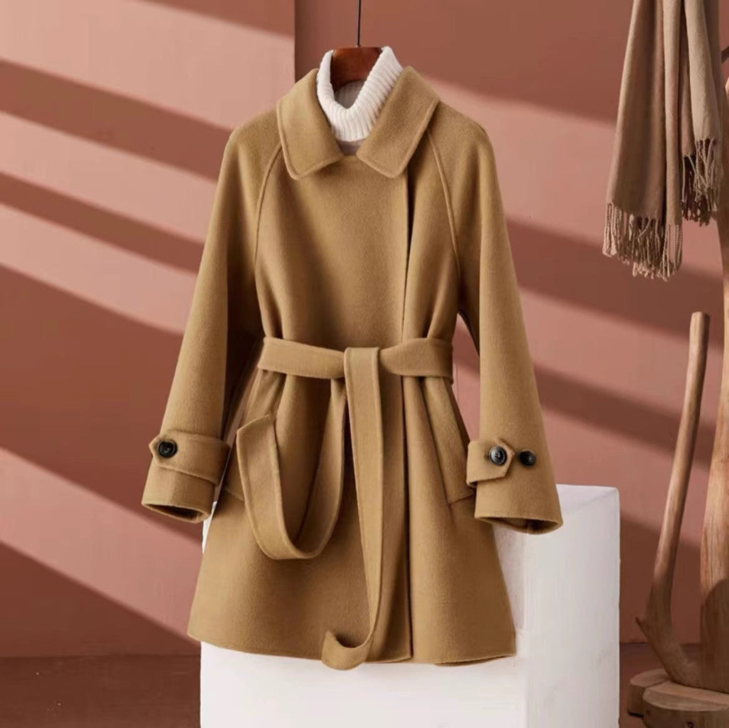 Fashion Personality Reversible Cashmere Coat Women Pi-Mart