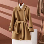 Fashion Personality Reversible Cashmere Coat Women Pi-Mart