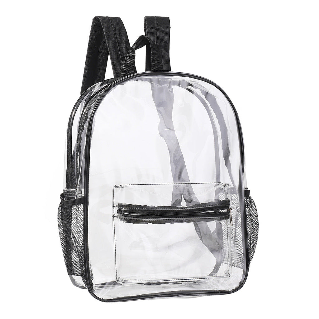 Transparent backpack, waterproof large capacity PVC storage bag, travel outdoor sports backpack purse - SJB-DIAMOND ELITES