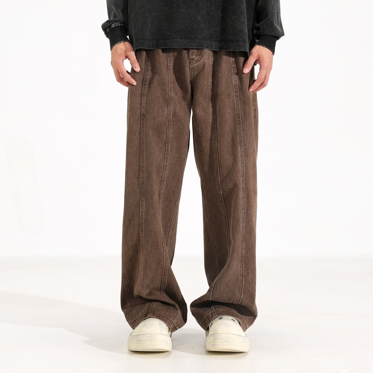 Maillard American Retro Drooping Straight Jeans Lootquake LLC