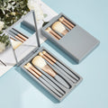5 PCs Makeup Brushes With Mirror Travel Set Pi-Mart