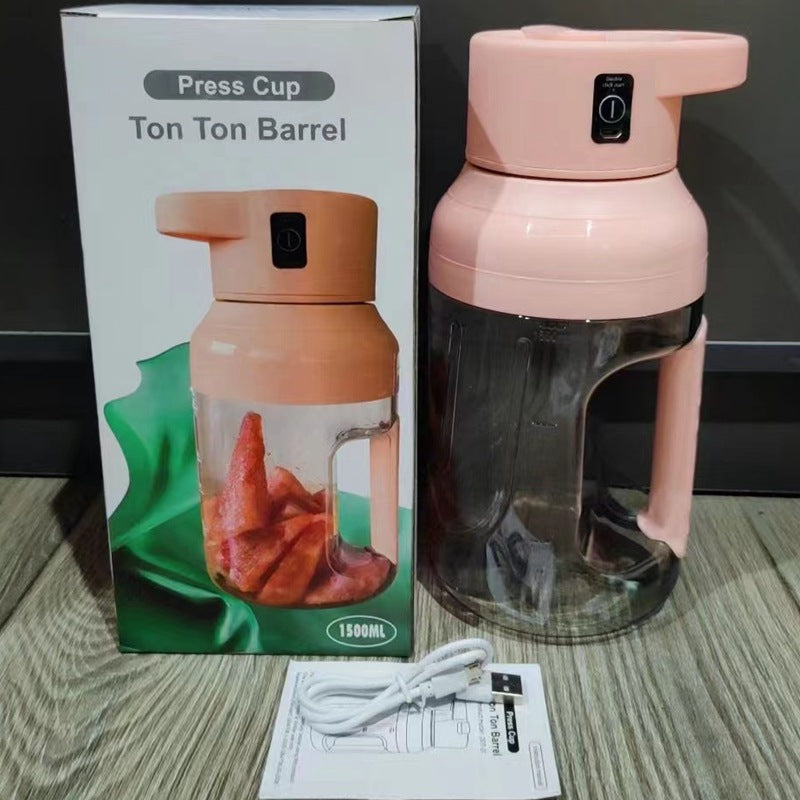 New Arrival Summer Electric Juicer Portable Large Capacity 1500ml Juice USB Rechargeable Electric Portable Blender Kitchen Gadgets Pi-Mart