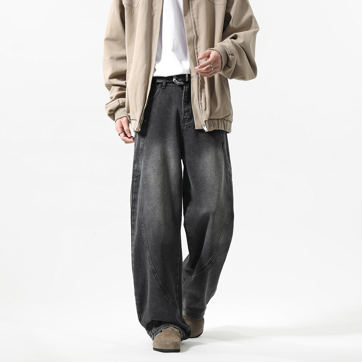 New Men's Matchet Pants Stitching Three-dimensional Design Trousers Lootquake LLC