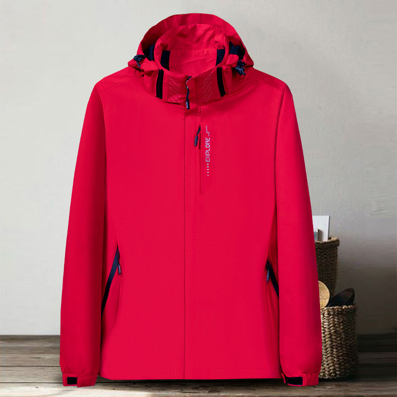 Thin Shell Jacket Waterproof Windbreaker Jacket Pi-Mart