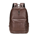 Boutique Men's Backpack Fashion Business Fan Large Capacity Soft Leather Backpack Travel Men's Short-haul School Bag MB21080302 - SJB-DIAMOND ELITES