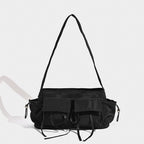Summer nylon texture portable shoulder bag, casual underarm bag, hobo shoulder bag, top handle shoulder purse - SJB-DIAMOND ELITES
