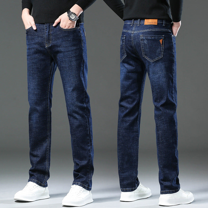 Men's Casual Loose Straight High Stretch Jeans Lootquake LLC