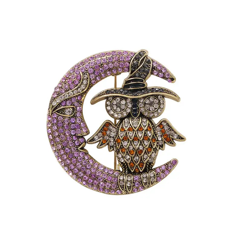 Heavy Industry Full Diamond Animal Pin Women's Accessories