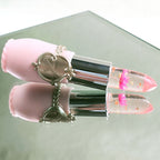 Dried Flower Jelly Lip Balm Lipstick Transparent Waterproof Crystal Lip Oil Hydrating Lip Gloss Plumper Clear Lip Plumper Makeup