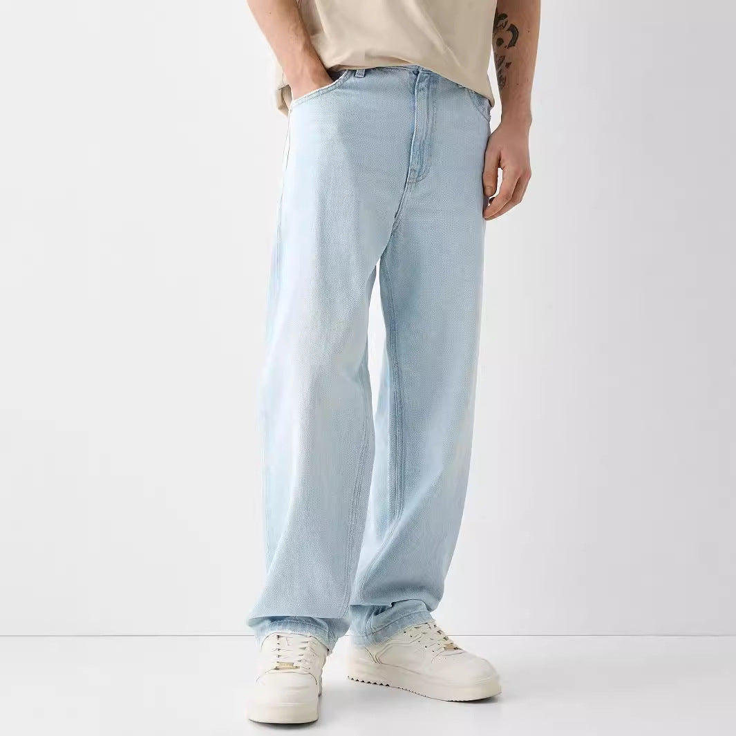 Creative Casual Versatile Men's Straight Jeans Lootquake LLC