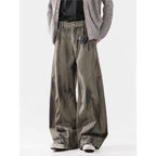 Loose Street Pleated Dirty Dyed Cargo Jeans Lootquake LLC