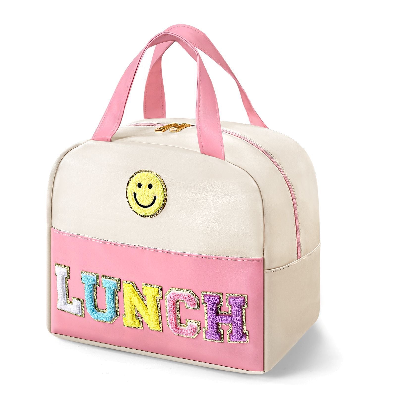 Bento bag, embroidered lunch bag, student lunch box handbag, fresh-keeping large-capacity thickened ice bag - SJB-DIAMOND ELITES