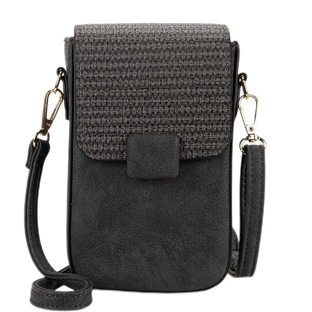 Women's Bag Casual Vertical Women's Mobile Phone Bag Straw Mini Shoulder Bag Fashion Crossbody Bag - SJB-DIAMOND ELITES