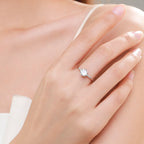 Female Fashion 1 Karat S925 Silver Ring Female Pi-Mart