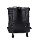 Trendy Men's Retro Backpack Trendy Cover Travel Business Bag Soft Leather Men's Backpack MB21080303 - SJB-DIAMOND ELITES
