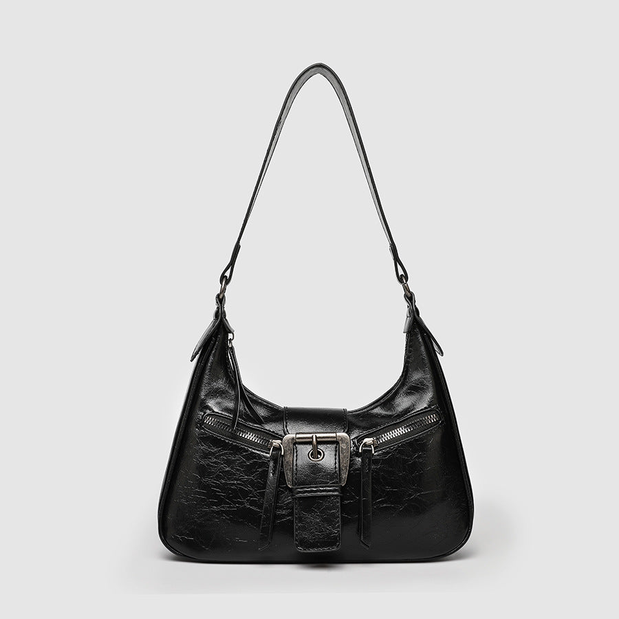 Underarm shoulder  bag, women's retro women's bag shoulder hobo bag, Crossbody shoulder bag, fashion crescent bag