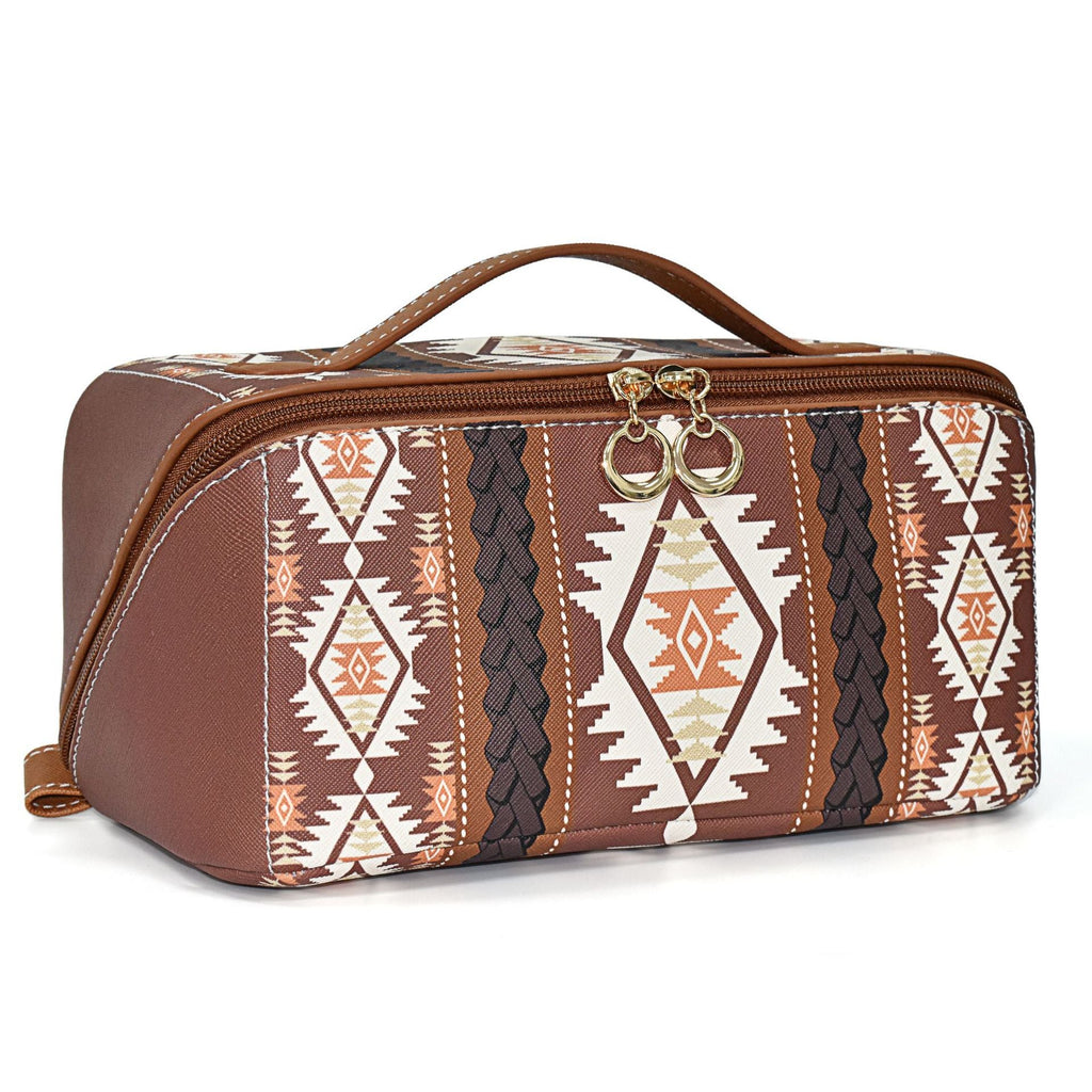 Bohemian PU cloud pillow cosmetic bag, large capacity portable cosmetic case, travel toilet bag, travel makeup bag,Makeup bag organizers,Makeup bags, small - SJB-DIAMOND ELITES
