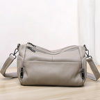 Elegant Genuine Leather Shoulder Bag – Stylish Crossbody & Underarm Mommy Bag hobo