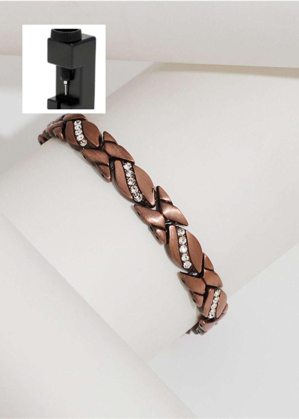 MAC083 Leaf Brushed Creative Magnet Bracelet - SJB-DIAMOND ELITES