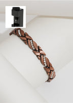 MAC083 Leaf Brushed Creative Magnet Bracelet - SJB-DIAMOND ELITES