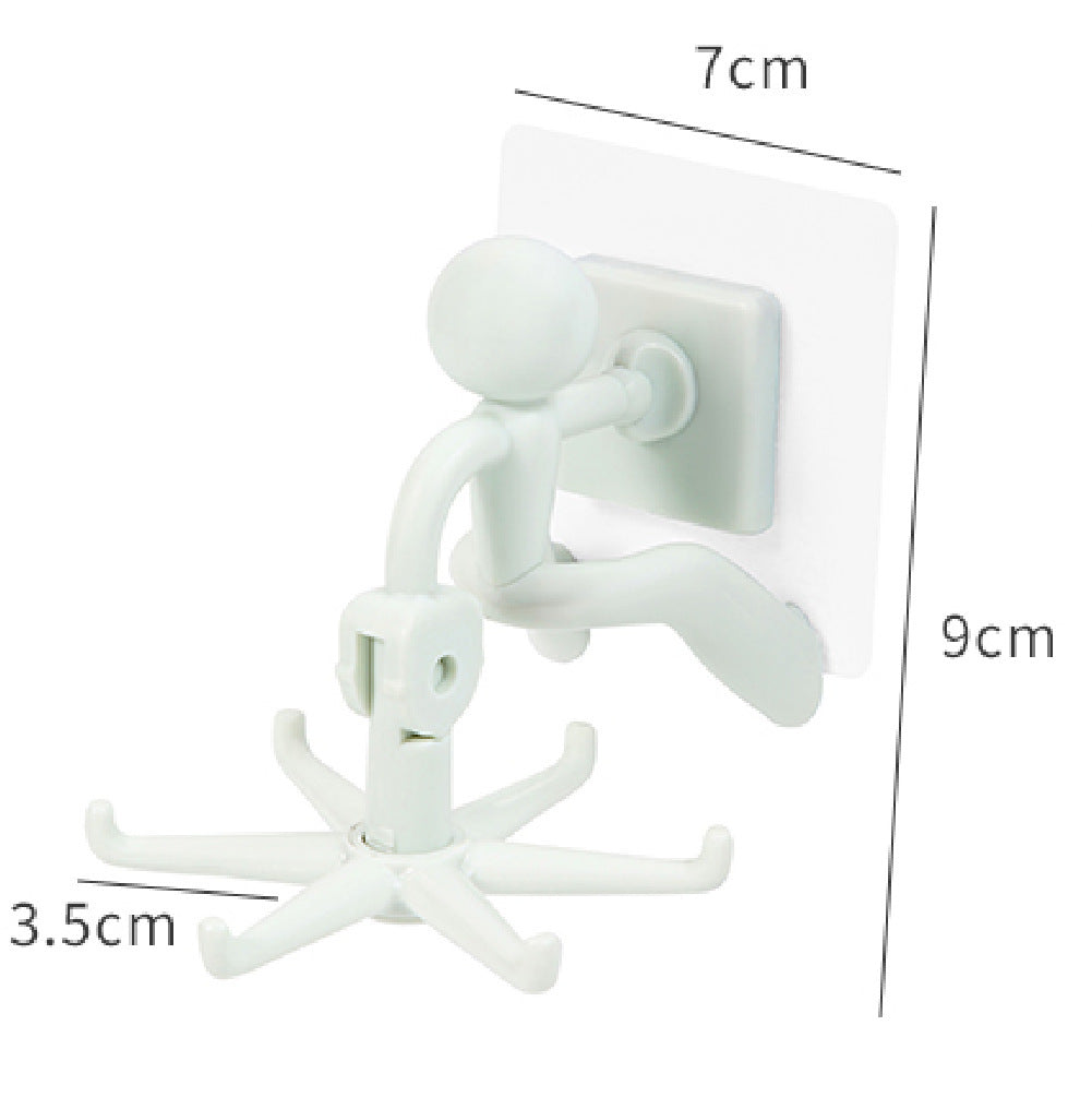 Rotating Villain 6-Claw Hook Wall-mounted Pi-Mart