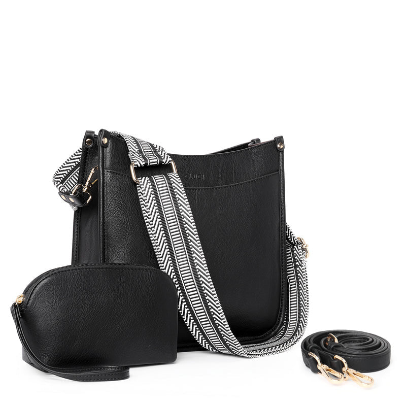 Fashion crossbody shoulder bag, versatile women's crossbody bag with two shoulder straps, small women crossbody bag, Small Crossbody Purse for Women Triple Zip, - SJB-DIAMOND ELITES