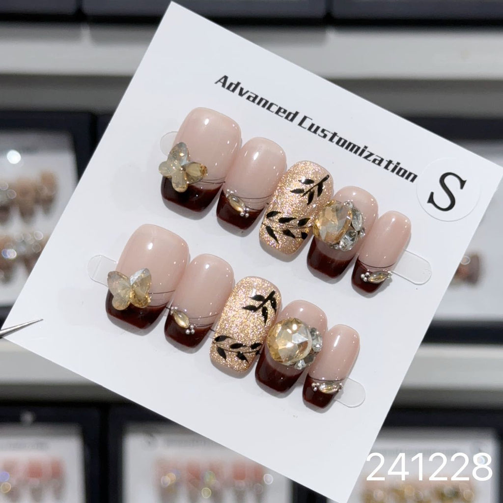 1031- Handmade press on nails fake nails removable