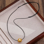 Women's Simple Ball Love Knotted Bracelet Necklace