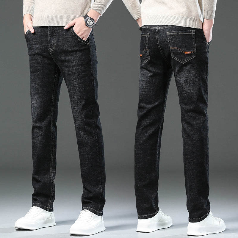 Men's Casual Loose Straight High Stretch Jeans Lootquake LLC