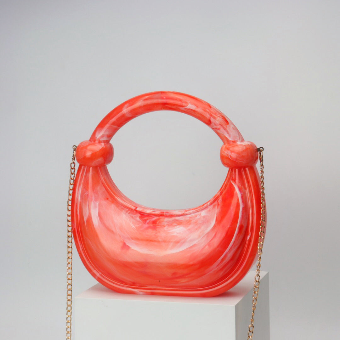 Acrylic Versatile Small Dinner Purse Evening Clutch Purse Casual, Clutch Purse Party, Prom Bag, - SJB-DIAMOND ELITES