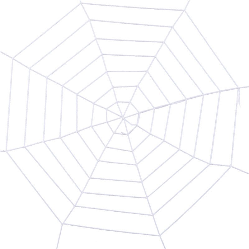 Halloween spider web decoration haunted house party trick props spider silk simulation big spider combination scene arrangement - SJB-DIAMOND ELITES