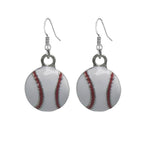 Rhinestone Football & Rugby Earrings for Women - Sparkling Sports Fan Dangle Drop Stud Earrings