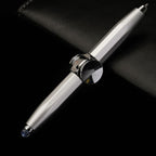 Creative Multi-Function LED Pen Spinning Decompression Gyro Metal Ballpoint Pen Fashion Office School Supplies Writing Pens Pi-Mart