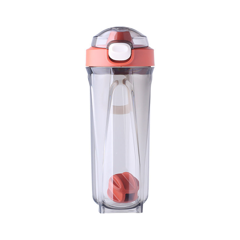 Large Capacity Portable Bounce Cover Sports Fitness Shake Cup Water Cup Pi-Mart