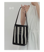 Stylish Beach Bag Women's Summer Bucket Bag – Perfect Woven Tote for Vacation, Shoulder & Commuter Use
