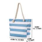 Printed beach bag, large capacity casual shoulder tote bag, simple fashion summer travel tote bag lightweight - SJB-DIAMOND ELITES