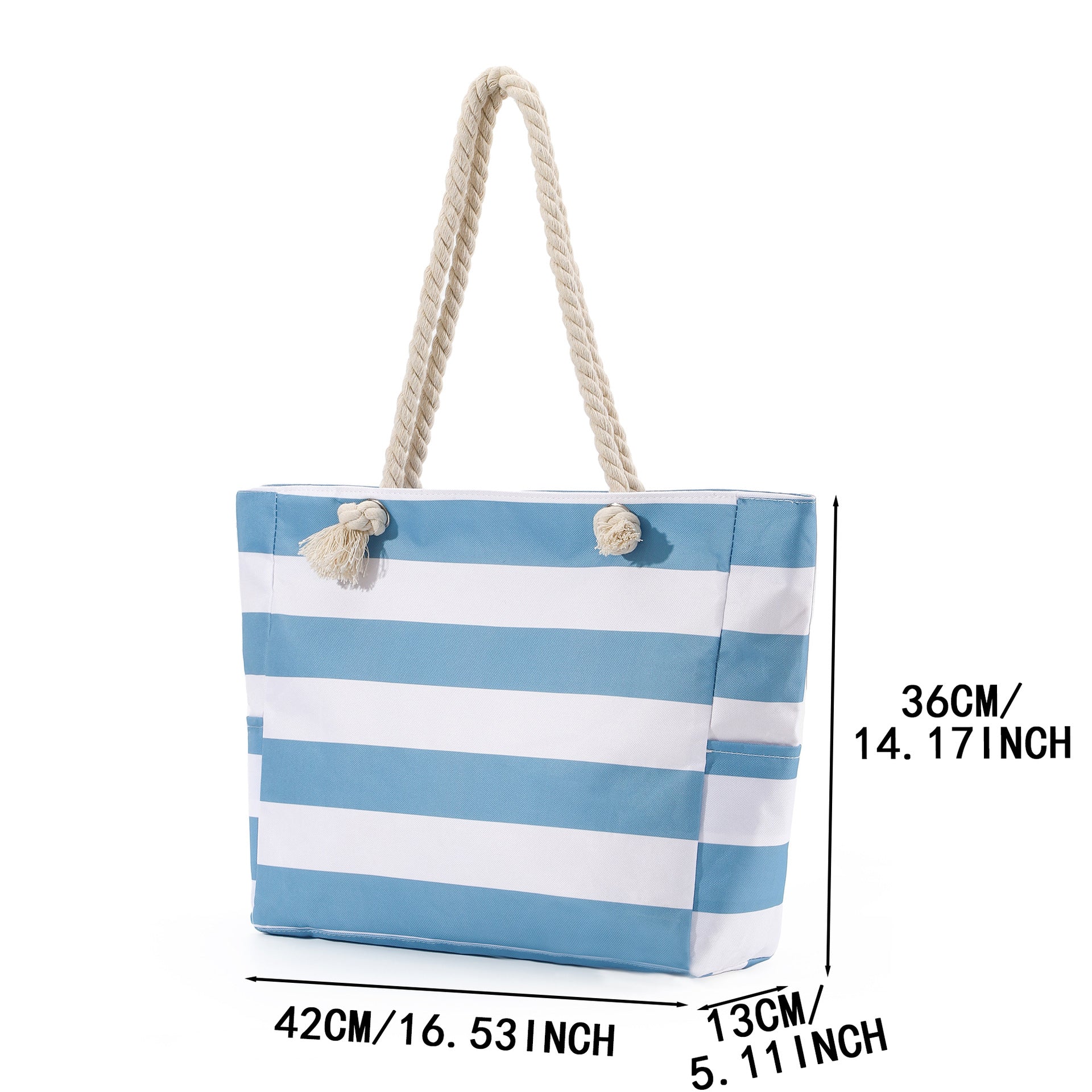 Printed beach bag, large capacity casual shoulder tote bag, simple fashion summer travel tote bag lightweight - SJB-DIAMOND ELITES